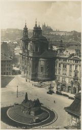 Praha Staroměstské náměstí Kostel čsl. církve Foto-Fon 1930
