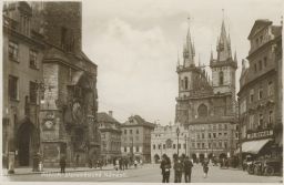 Praha Staroměstská radnice Týnský chrám orloj VKKV 1930