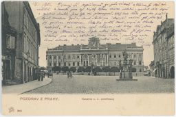Armáda vojsko Praha Pohořelec kasárna c.k. zeměbrany 1911