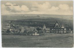 Praha Vršovice zábavní a sportovní park Eden železnice VKKV 1928