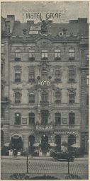 Praha Vinohrady Hotel velkorestaurace Graf 1912
