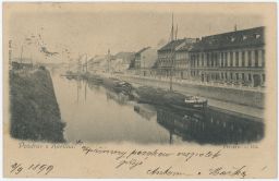 Praha Karlín přístav Bellmann 1899