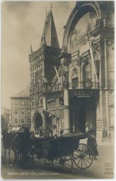 Praha Prašná brána Obecní dům kočár Foto-Fon Jindra