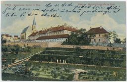 Praha Na Slupi Botanická zahrada 1916