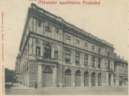 Praha Rytířská spořitelna světlotisk Koppe atelier Eckert 1907