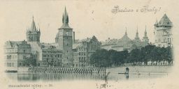 Praha Staroměstské mlýny Bellmann 1898