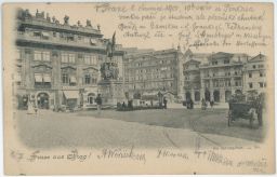 Praha Malostranské náměstí Radecký Bellmann 1900