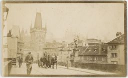 Praha Karlův most (viz dobový popisek)