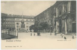 Praha Malostranské náměstí Bellmann 1903