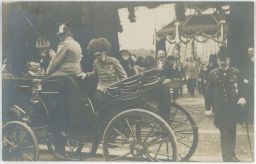 Praha císař František Josef I. most Sv. Čecha závěrečný kámen foto Pavlík 16.4.1907