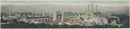 Praha výstaviště Holešovice TŘÍDÍLNÉ PANORAMA 1908