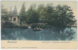 Karlovy Vary Karlsbad Japonský porcelánový pavilon Knoll