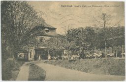 Karlovy Vary Karlsbad Koch café restaurant Kleinversailles 1926