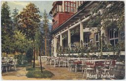Karlovy Vary Karlsbad Café a restaurant Aberg c.k