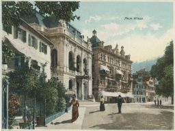 Karlovy Vary Karlsbad Neue Wiese 1908