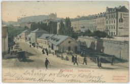 Karlovy Vary Karlsbad Gartenzeile Brück&Sohn 1903