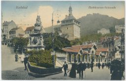 Karlovy Vary Karlsbad Marktbrunnen 1911