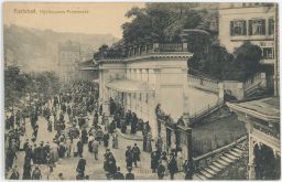 Karlovy Vary Karlsbad Mühlbrunnen Promenade