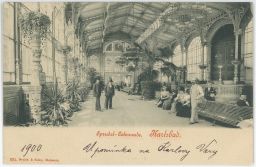 Karlovy Vary Karlsbad Sprudelkolonnade &Sohn 1900