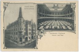 Karlovy Vary Karlsbad Grandhotel Schützenhaus Orpheum director Modl 1912