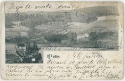 Křetín Blansko celkový pohled 1903