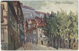 Praha Pětikostelní náměstí Prag Fünfkirchenplatz 1911