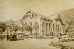 Karlovy Vary, restaurace a park císaře Františka Josefa I., vizitka
