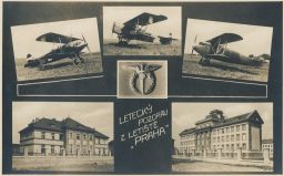 letiště Praha letecký pozdrav 20. léta