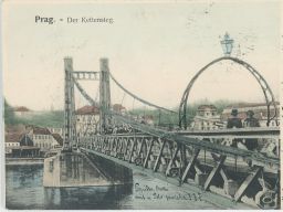 Praha Řetězový most DA 1904 NEVÍDANÁ