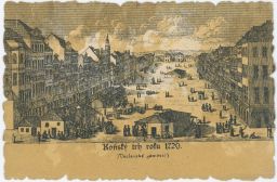 Praha Václavské náměstí Koňský trh 1720