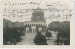 Praha Vinohrady kostel Nejsvětějšího Srdce Ježíšova 30. léta