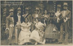 Litomyšl majáles u sv. Antonína v Nedošínském háji foto Čenský 1919