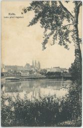 Kolín Labe před regulací nakl. Kubrt