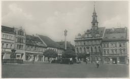 Česká Lípa náměstí Edvarda Beneše 40. léta