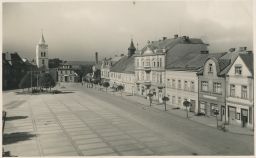 Týniště nad Orlicí náměstí Rychnov nad Kněžnou 1942
