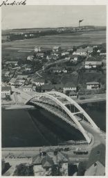 Praha Štěchovice most autobus Rotografie 1939
