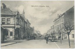 Holešov Zlín Palackého Sokolský dům nakl. Balatka 1930