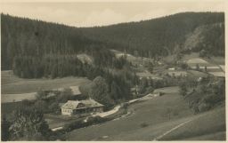 Velké Karlovice Vsetín Podťaté Fototypia hotel Polanský 1946