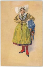 etnografie kroje Šimůnek Plzeň Děvče z Plzně VKKV 1915