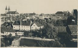 Cheb celkový pohled Rotografie foto Eckart 12. října 1947