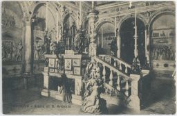 Padova Basilica Altaré di S. Antonio interiér 1925