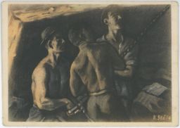 horníci Karel Skála bolševická propaganda Klement Gottwald 1949