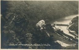Dědkův mlýn Loděnice Unhošť Malé Kyšice Kladno foto Dolejš 1936