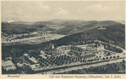 Mariánské lázně Cheb Höhenhotel Café und restaurant Panorama 1937