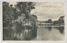 Písek most hrad foto Matyáš nakl. Burian 1935
