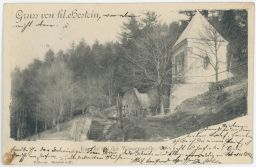 Bystřice pod Hostýnem Kroměříž zázračná studánka nakl. Kraus DA 1900