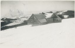 Láhrova bouda Lahrovy boudy Strážné Krkonoše Trutnov 1938