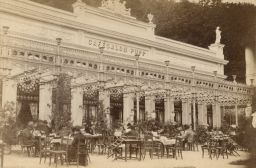 Karlovy Vary, kavárna Pupp, vizitka