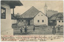 Važec Liptó-Vaszecz Liptovský Mikuláš děvčata chalupy DA 1905