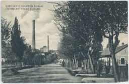 Šurany ulice dělnická kolonie cukrovar 20. léta